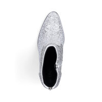 Buffalo Damen Stiefelette vegan silber Glitzer