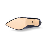 Buffalo Damen Pumps vegan schwarz Lack