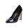 Buffalo Damen Pumps vegan schwarz Lack