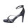 Buffalo Damen Sandalette vegan schwarz Glitzer