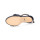 Buffalo Damen Sandalette vegan schwarz gold