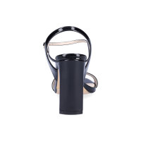 Buffalo Damen Sandalette vegan schwarz Lack