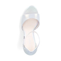 Buffalo Damen Sandalette vegan silber mermaid