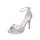 Buffalo Damen Sandalette vegan silber mermaid