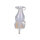 Buffalo Damen Sandalette vegan silber mermaid