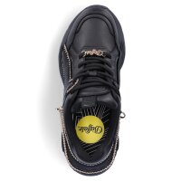 Buffalo Damen Chunky Sneaker vegan schwarz gold