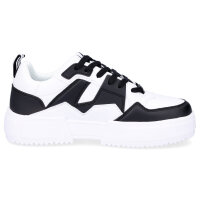 Buffalo Damen Sneaker low vegan wei&szlig; schwarz