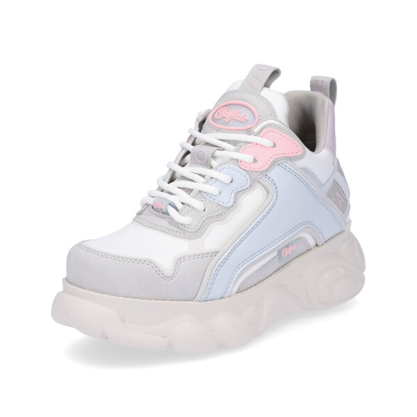 Buffalo Damen Plateau Sneaker vegan pastell blau
