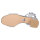 Buffalo Damen Sandalette vegan silber Glitzer