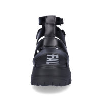 Buffalo Damen Plateau Sandale schwarz