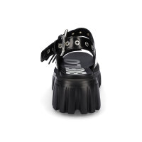 Buffalo Damen Plateau Sandale Lion Hard schwarz