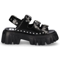 Buffalo Damen Plateau Sandale Lion Hard schwarz