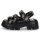 Buffalo Damen Plateau Sandale Lion Hard schwarz