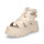 Buffalo Damen Sandale Aspha GLD creme beige