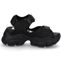 Buffalo Damen Plateau Sandale Binary schwarz pastell