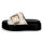 Buffalo Damen Pantolette Noa Rock Slide cream