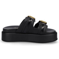 Buffalo Damen Plateau Pantolette Noa Ari schwarz