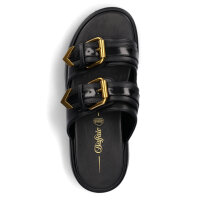 Buffalo Damen Plateau Pantolette Noa Ari schwarz