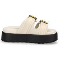 Buffalo Damen Plateau Pantolette Noa Ari creme