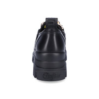 Buffalo Damen Plateau Loafer schwarz gold