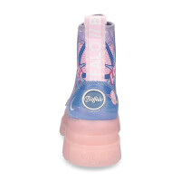 Buffalo Damen Schnürboot Aspha Comic rosa