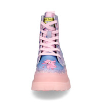 Buffalo Damen Schnürboot Aspha Comic rosa