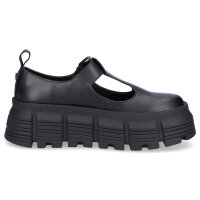 Buffalo Damen Plateau Slipper Ava Mary schwarz