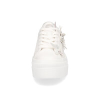 Buffalo Damen Plateau Sneaker Paired Butterflies wei&szlig;