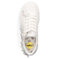 Buffalo Damen Plateau Sneaker Paired Butterflies wei&szlig;