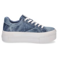 Buffalo Damen Plateau Sneaker Jeans blau