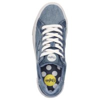 Buffalo Damen Plateau Sneaker Jeans blau