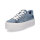 Buffalo Damen Plateau Sneaker Jeans blau