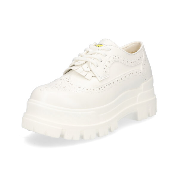 Buffalo Damen Schn&uuml;rschuh Aspha Brogue offwhite