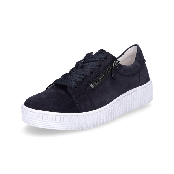Gabor Damen Leder Sneaker dunkelblau