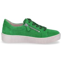 Gabor Damen Leder Sneaker grün