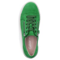 Gabor Damen Leder Sneaker grün