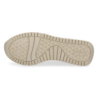 Gabor Damen Leder Sneaker weiß gold
