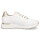 Gabor Damen Leder Sneaker weiß gold