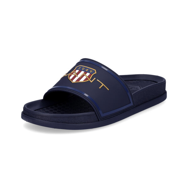 Gant Herren Pantolette Beachrock blau gold