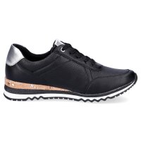 Marco Tozzi Damen Sneaker schwarz silber
