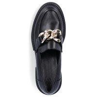 Marco Tozzi Damen Slipper schwarz gold