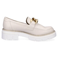 Marco Tozzi Damen Slipper creme beige gold