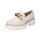 Marco Tozzi Damen Slipper creme beige gold