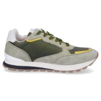 s.Oliver Herren Leder Sneaker khaki gr&uuml;n