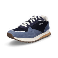 s.Oliver Herren Leder Sneaker denim blau