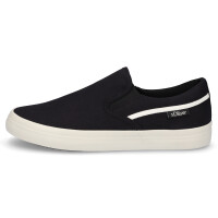 s.Oliver Herren Canvas Slipper schwarz