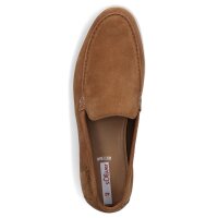 s.Oliver Herren Leder Slipper cognac braun