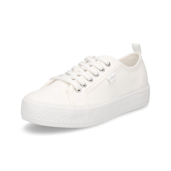 s.Oliver Damen Plateau Sneaker offwhite
