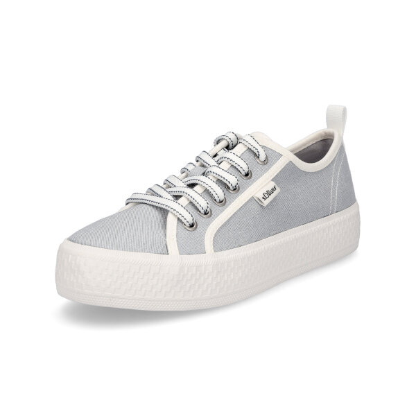 s.Oliver Damen Plateau Sneaker jeans blau
