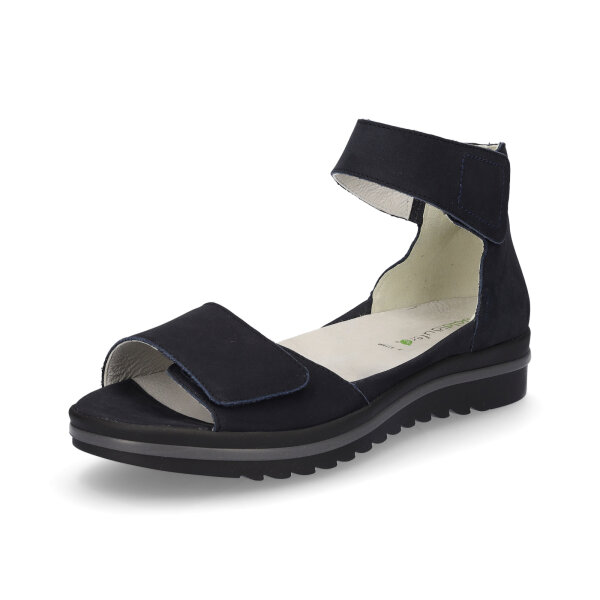 Waldl&auml;ufer Damen Sandale Hakura marine blau